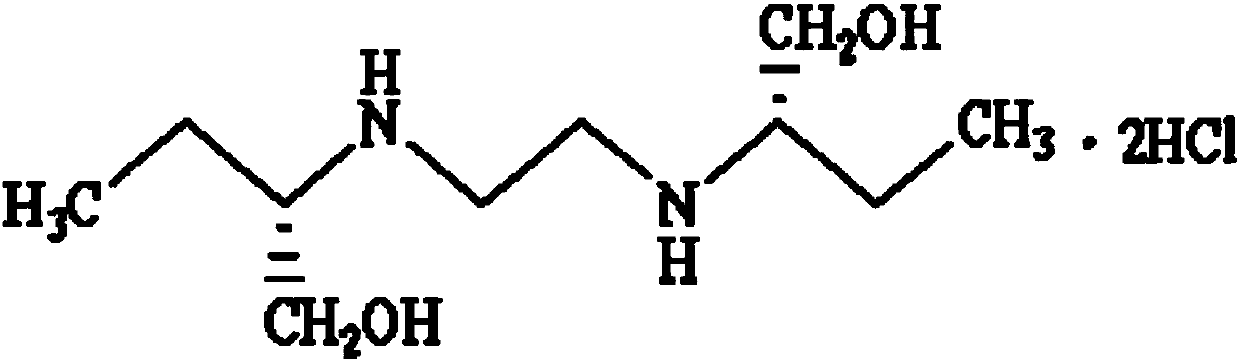 Preparation method for ethambutol hydrochloride