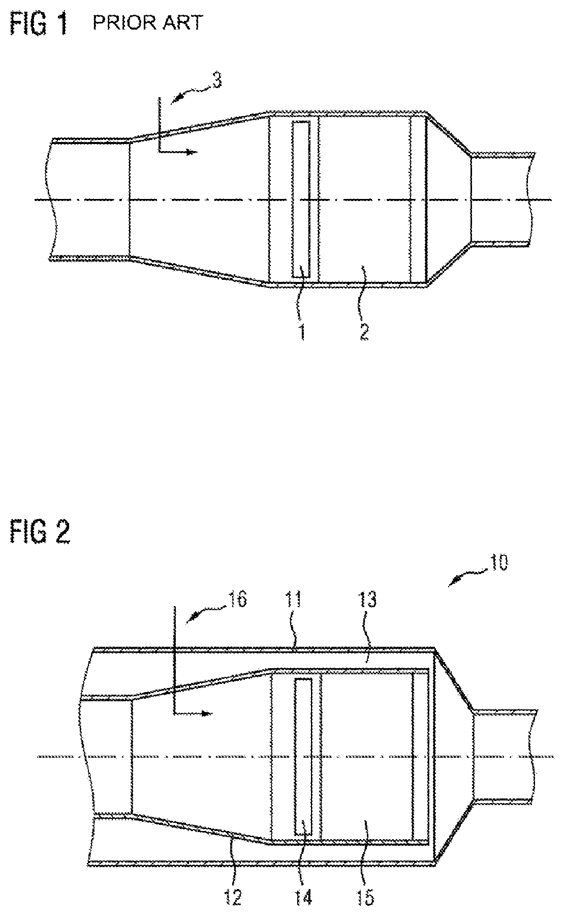 Apparatus for the aftertreatment of exhaust gases