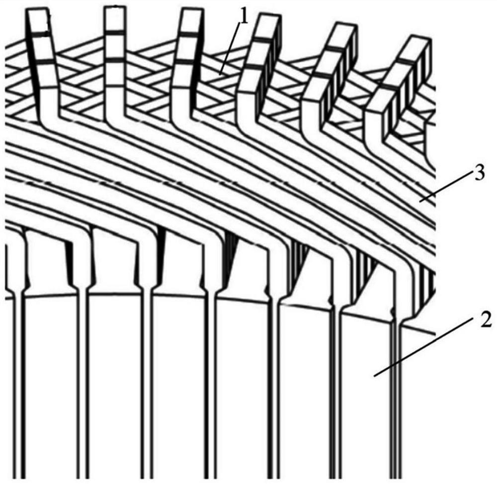 Stator winding coil, stator winding, stator, motor and vehicle