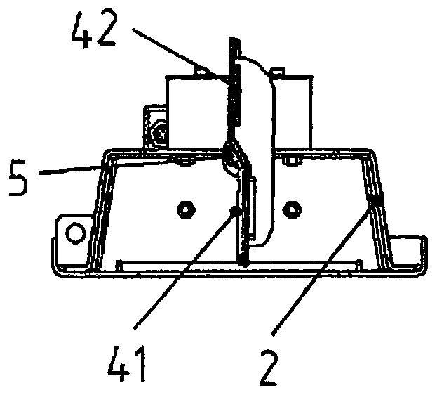 Combined pressure protection and air flow control device in the interior space of high-speed rail vehicles