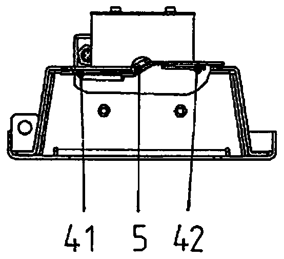 Combined pressure protection and air flow control device in the interior space of high-speed rail vehicles