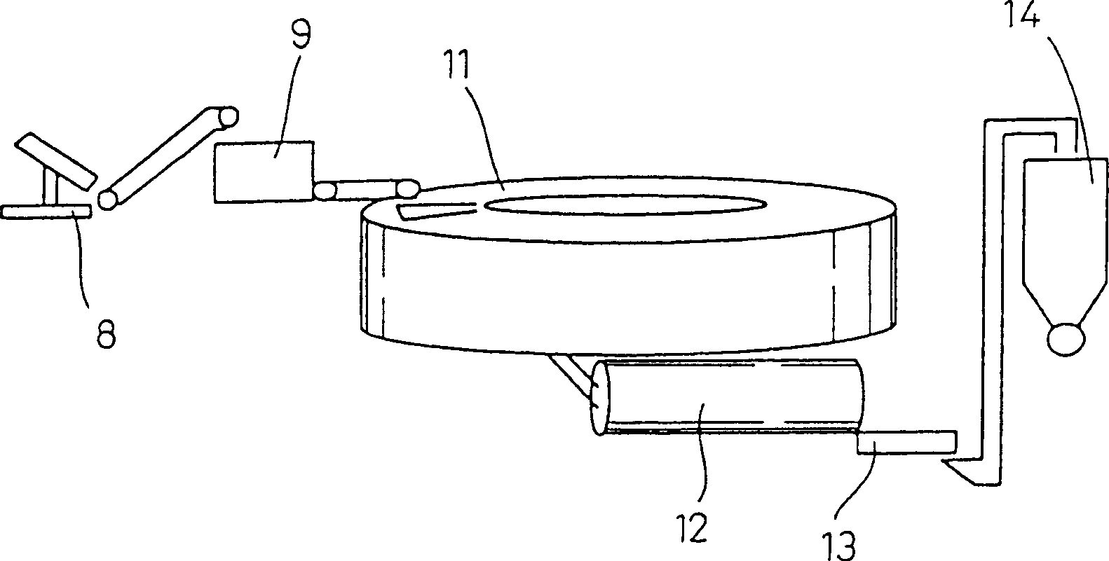 Method for producing reduced iron compact in rotary hearth reducing furnace, reduced iron compact, and method for producing pig iron using the same