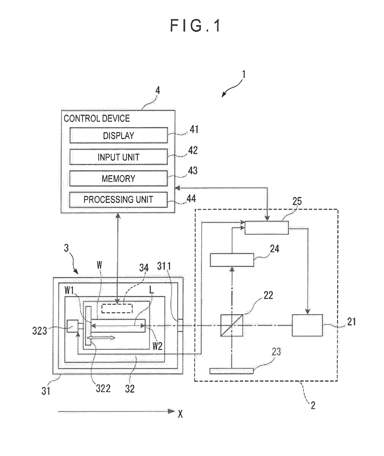 Measuring device for coefficient of thermal expansion and measurement method for coefficient of thermal expansion