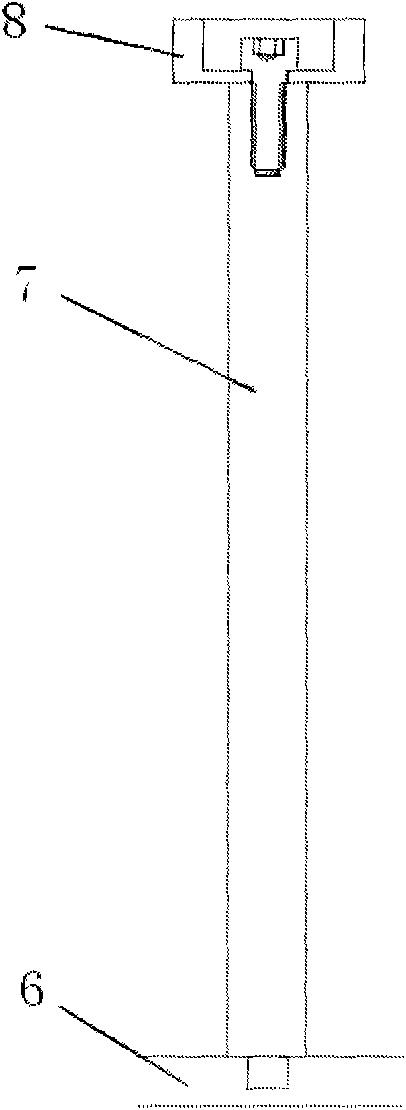 Grounding/supporting device and plasma treatment equipment employing same