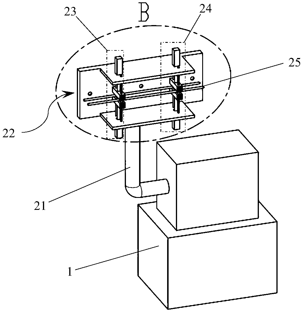 Automatic threading two-arm robot for pressure-resistant framework and threading method thereof