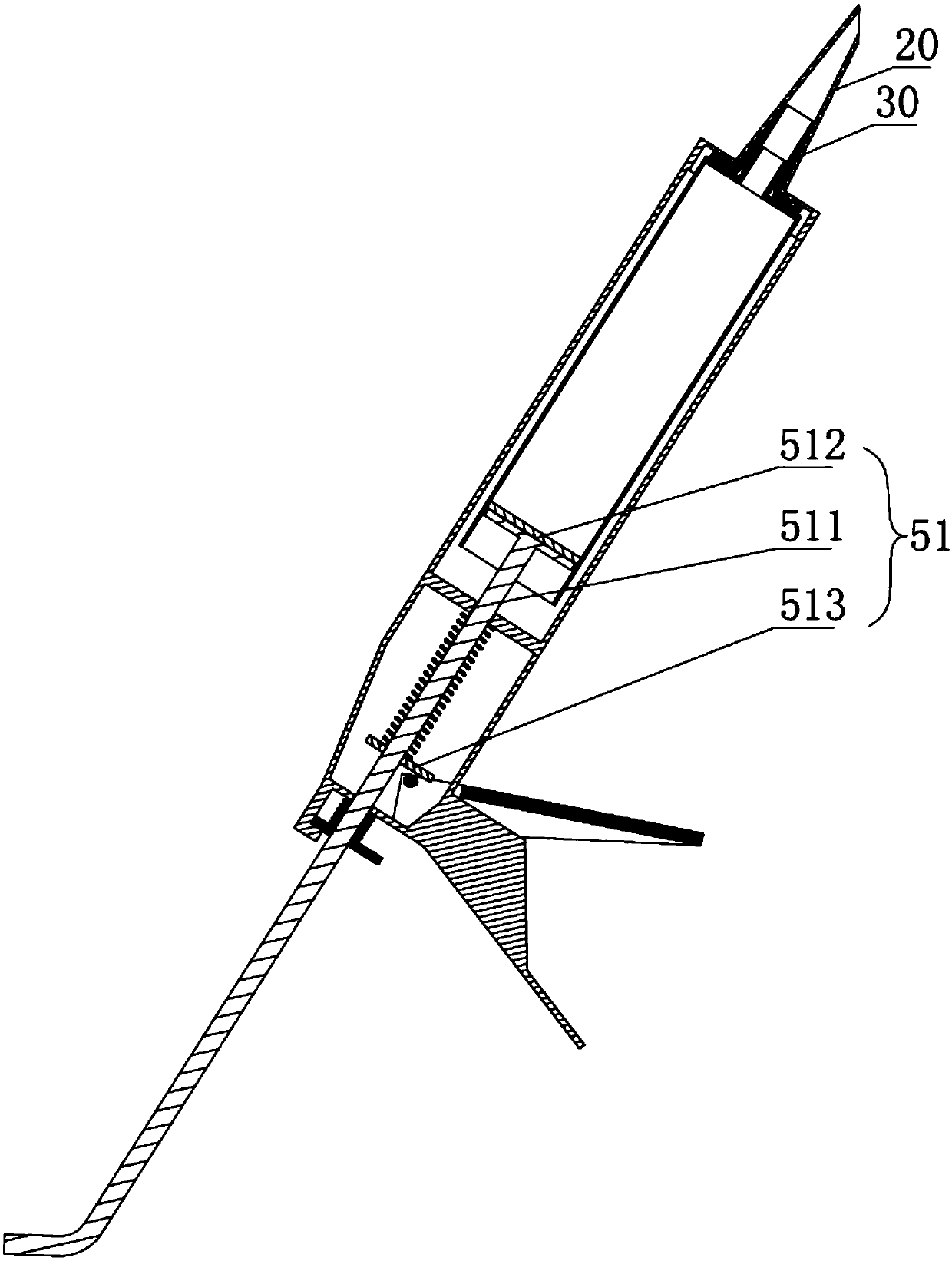 An easy-to-clean glue gun