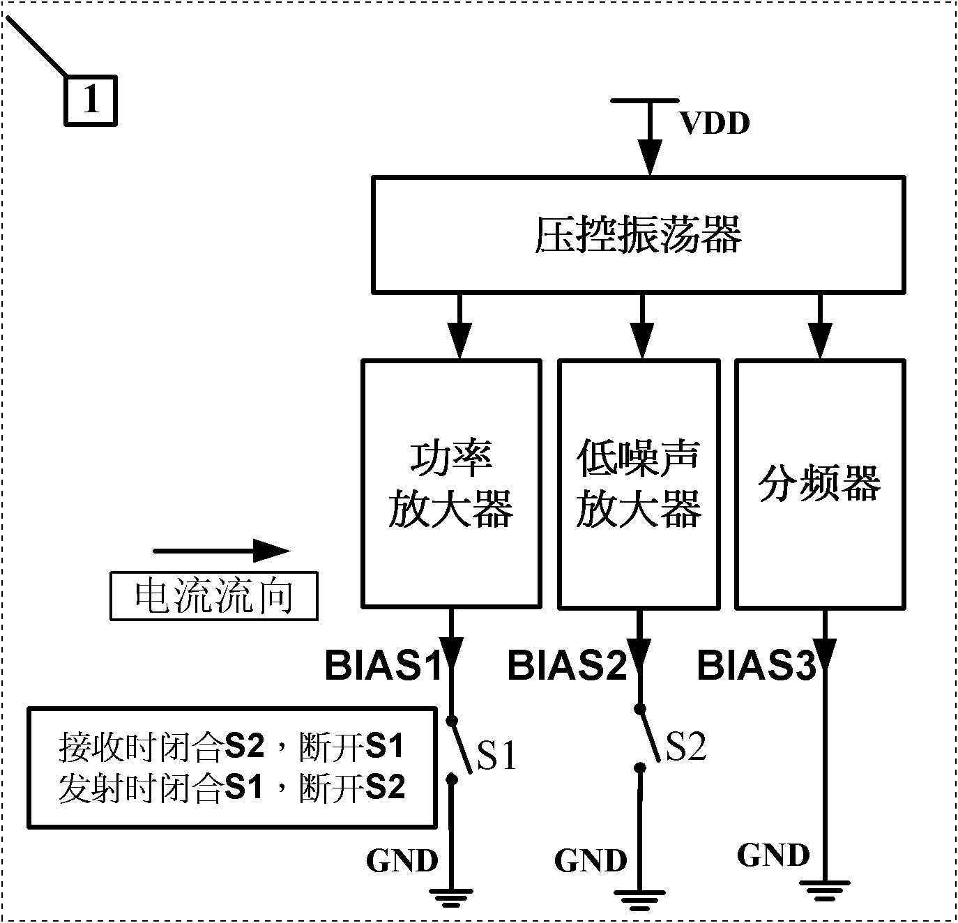 Ultralow-power consumption constant-envelope transceiver system and implementation method thereof