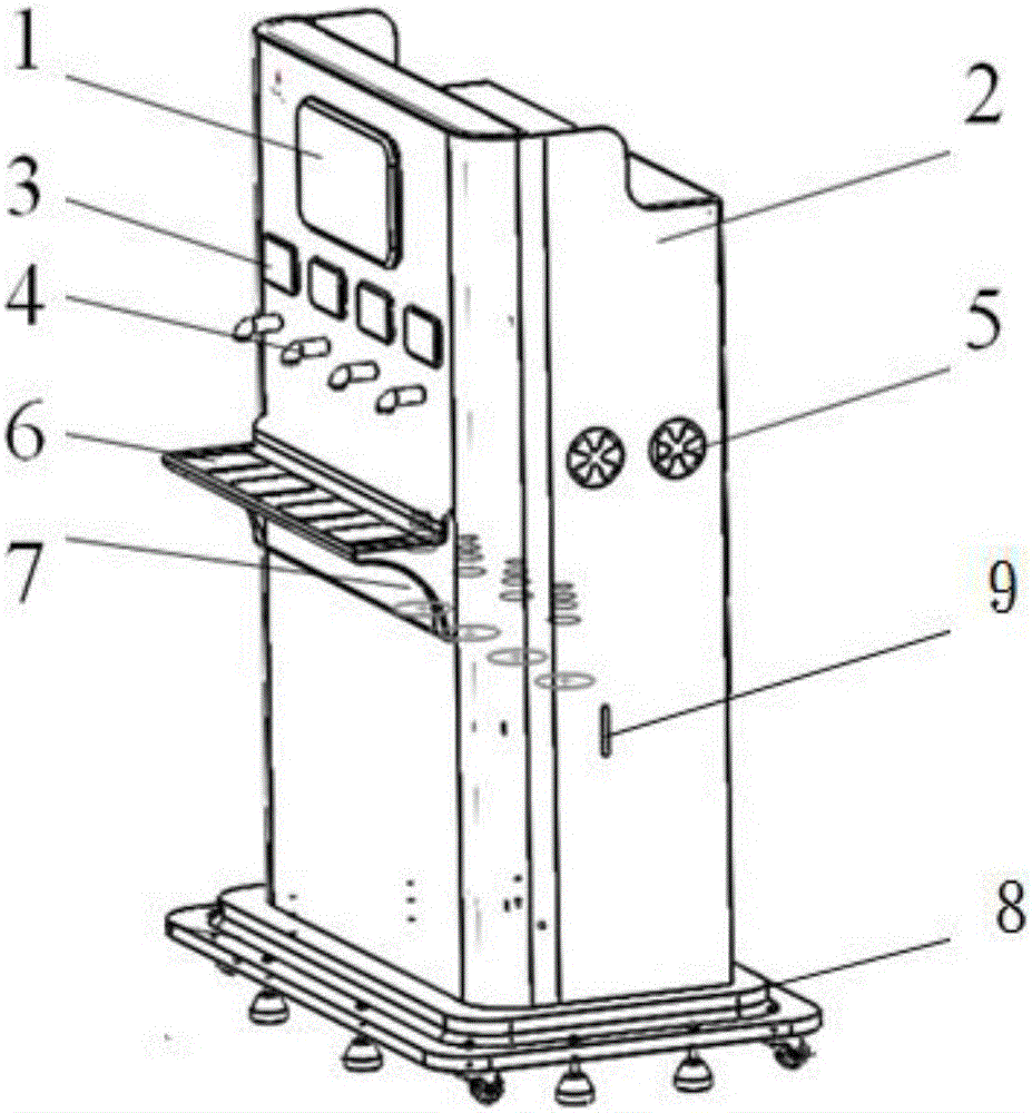 Wine selling method of automatic wine selling machine