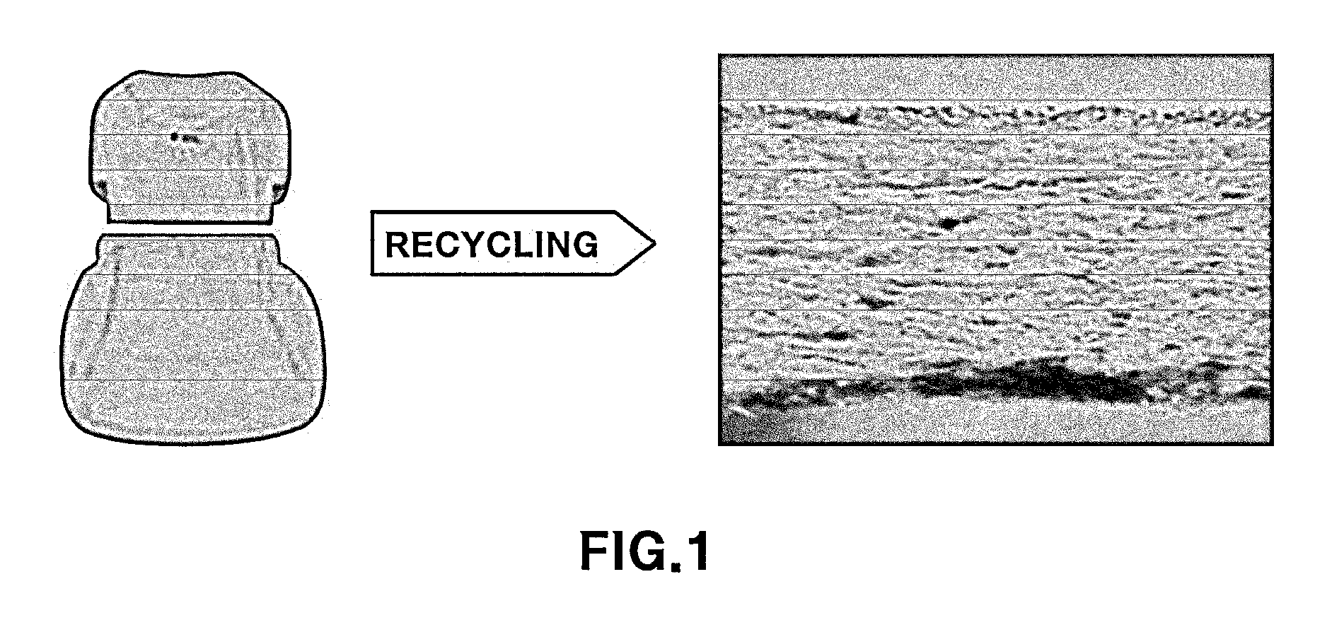 Soundproof material using polyurethane foam from car seat and fabrication process thereof