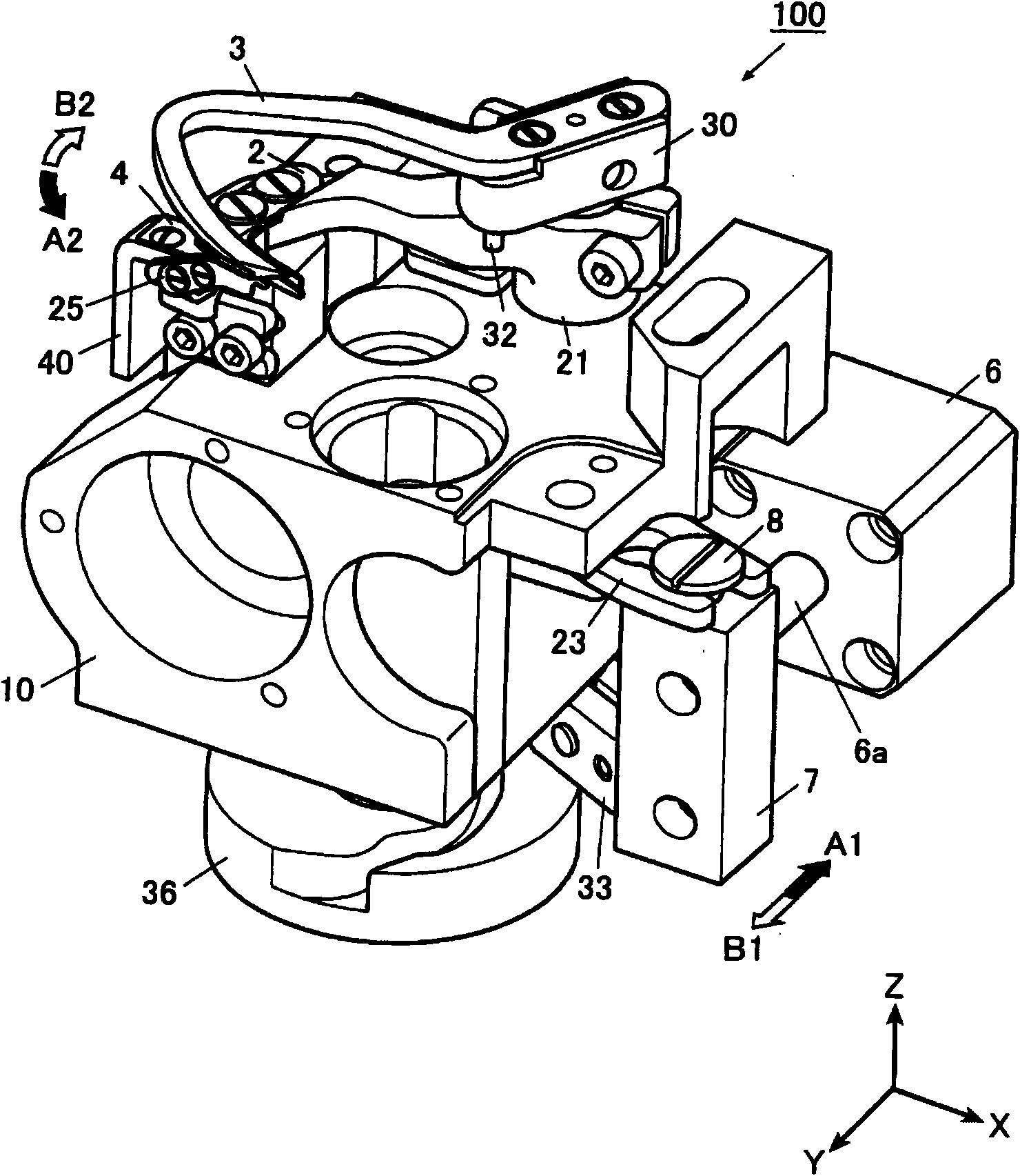 Thread cutting device for sewing machine