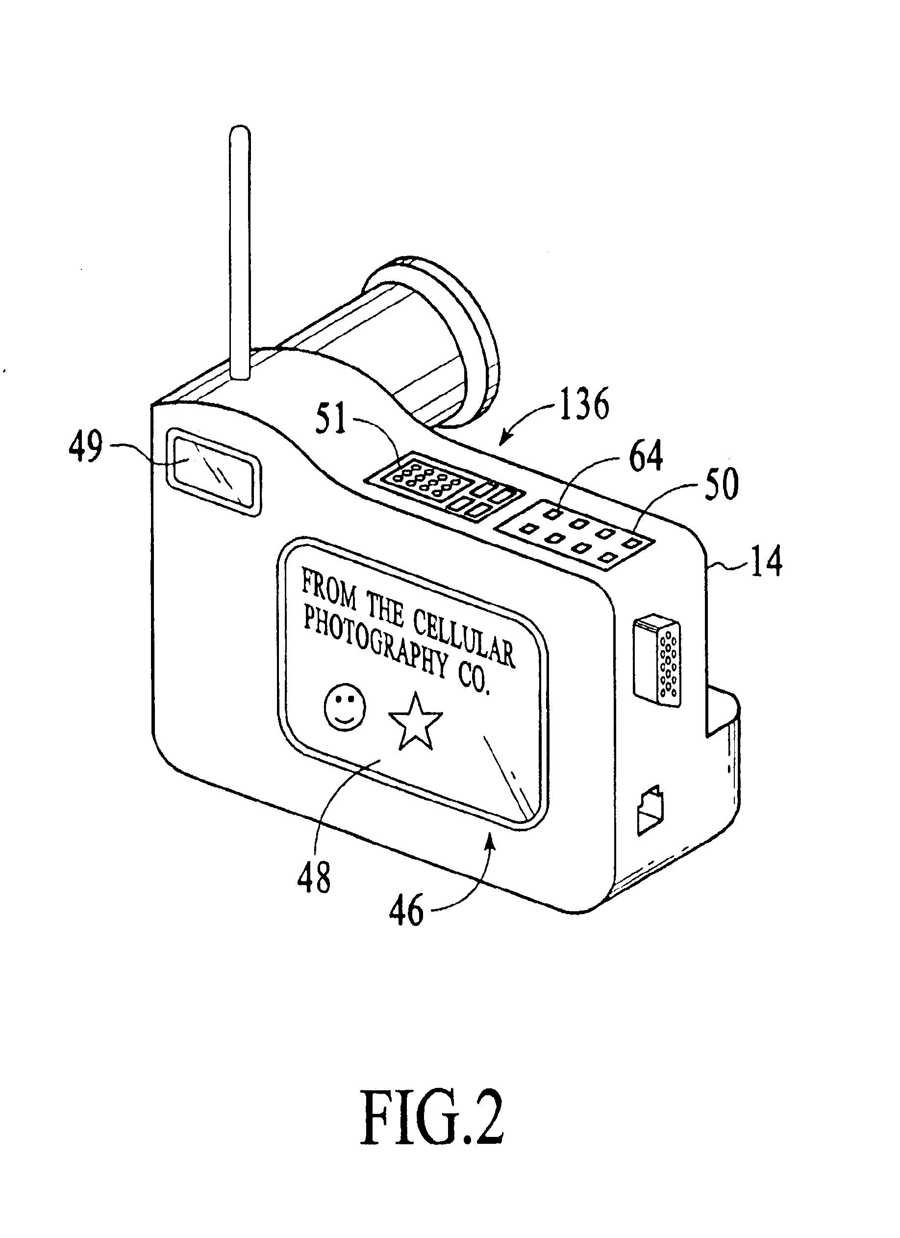 Camera messaging and advertisement system