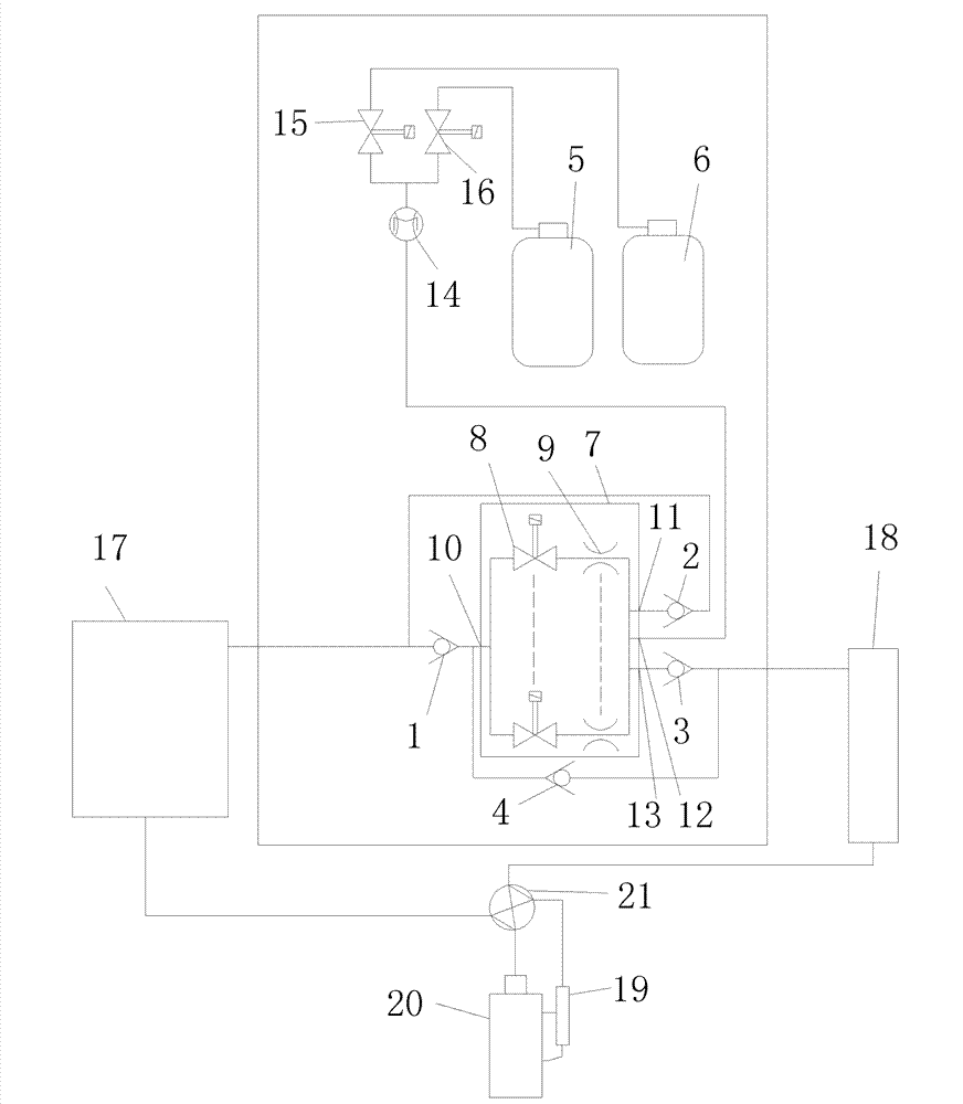 Automatic performance matching experimental instrument for refrigeration equipment and matching method thereof