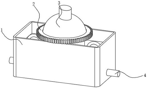 Casting temperature curve measuring device