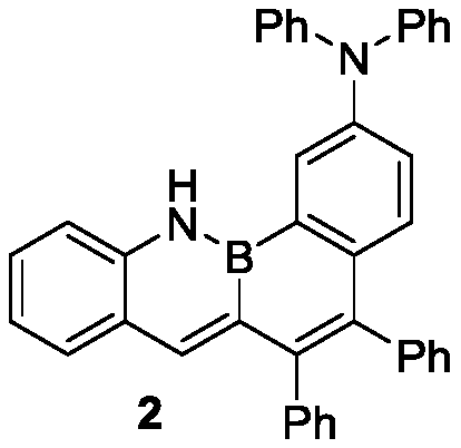 Synthesis method of boron-nitrogen benzanthracene fused-ring compound