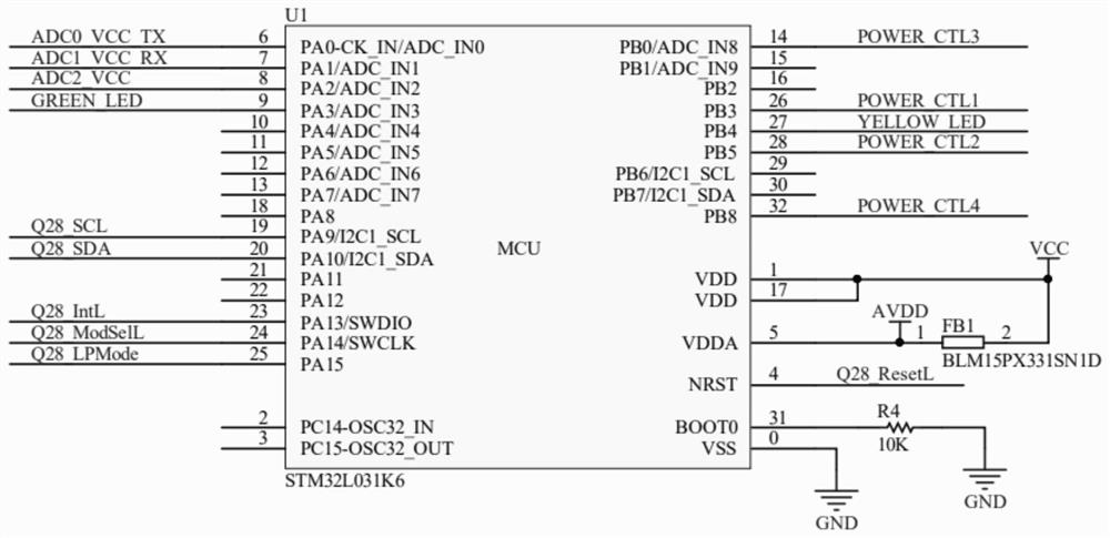 QSFP-based variable-power-consumption high-speed loopback test module