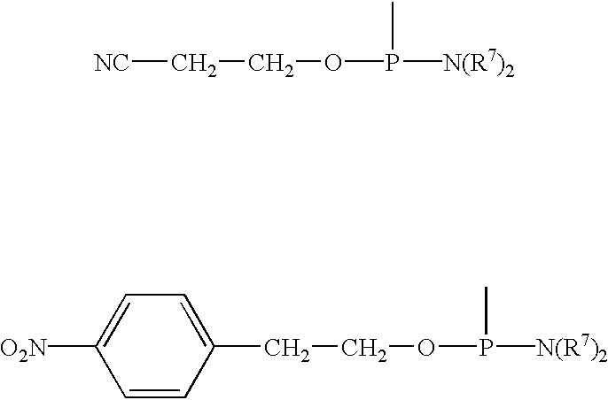 Nucleoside derivatives with photolabile protective groups