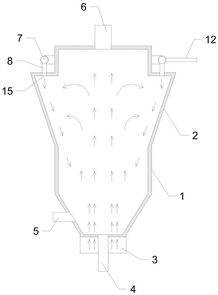 Charcoal-containing flying ash recycling system based on electric bag dust remover