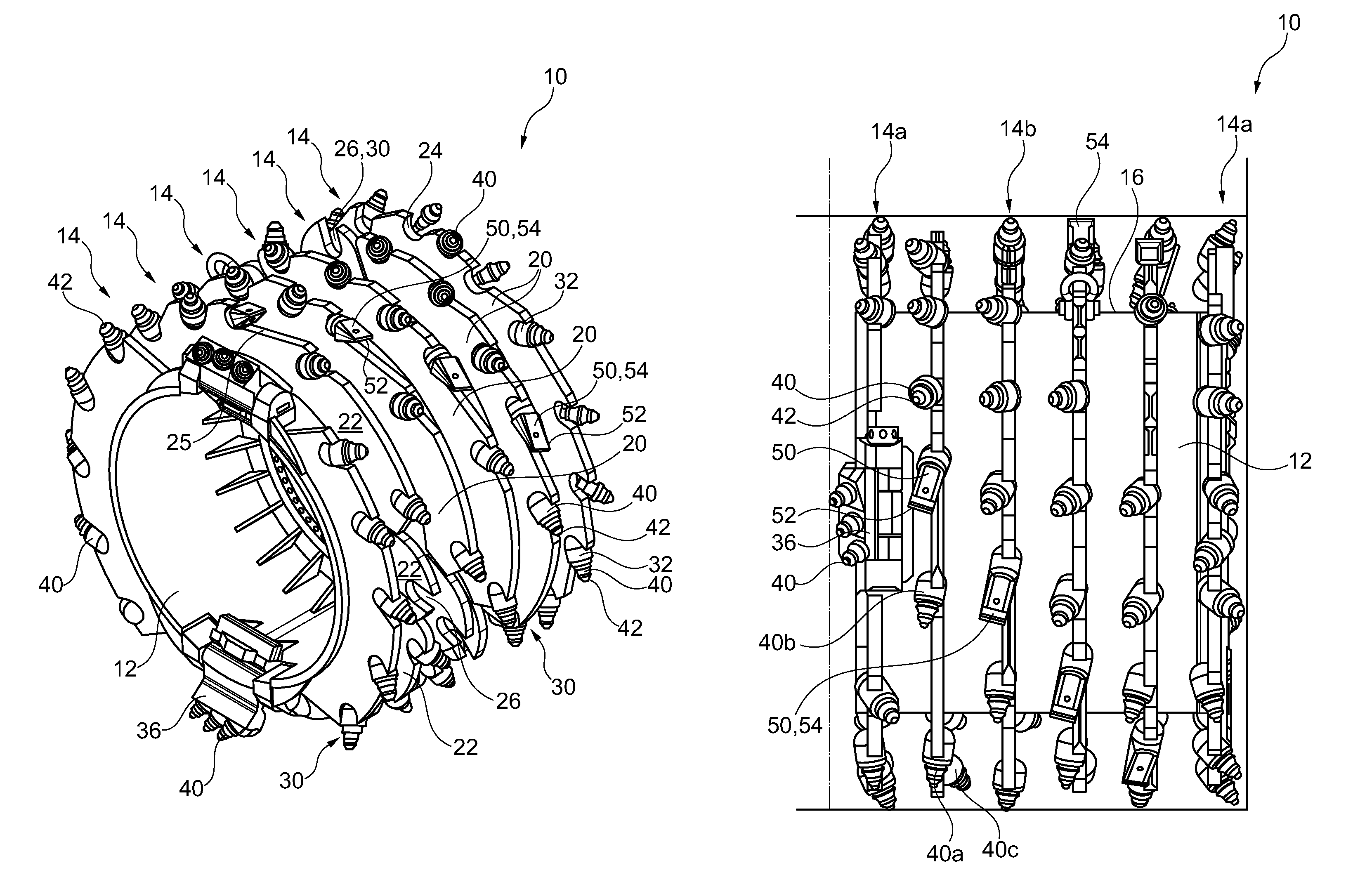 Cutting wheel for a trench cutter