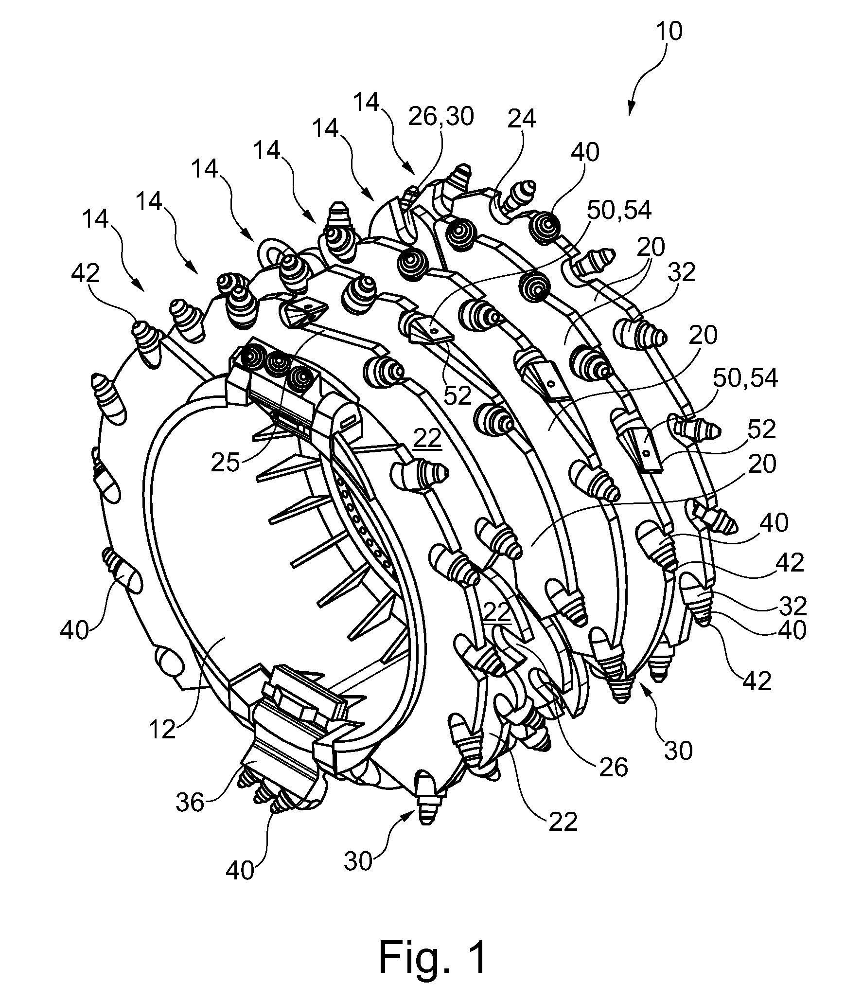 Cutting wheel for a trench cutter