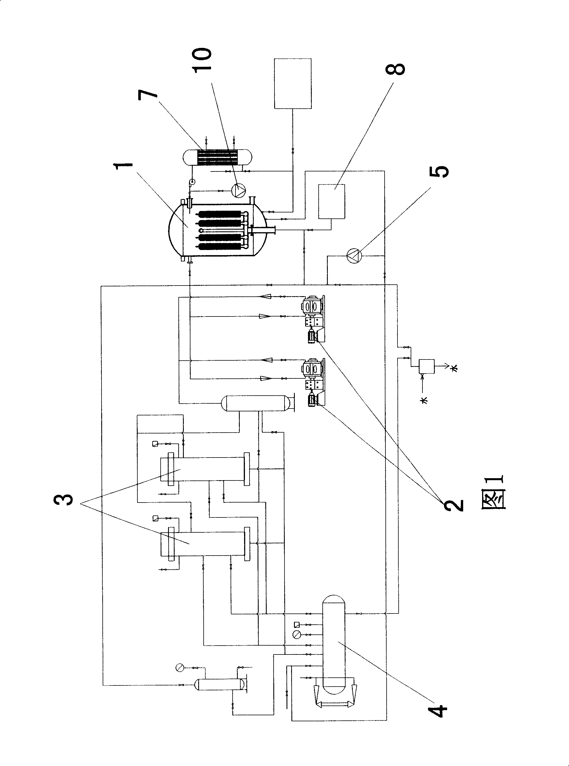 Bobbin-yarn liquid-ammonium treating apparatus