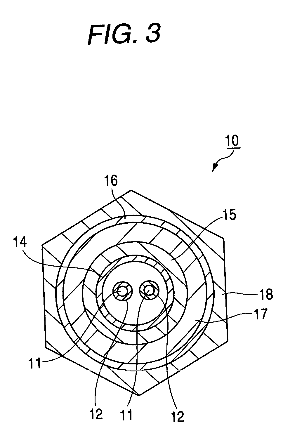 Shielded cable-grounding structure