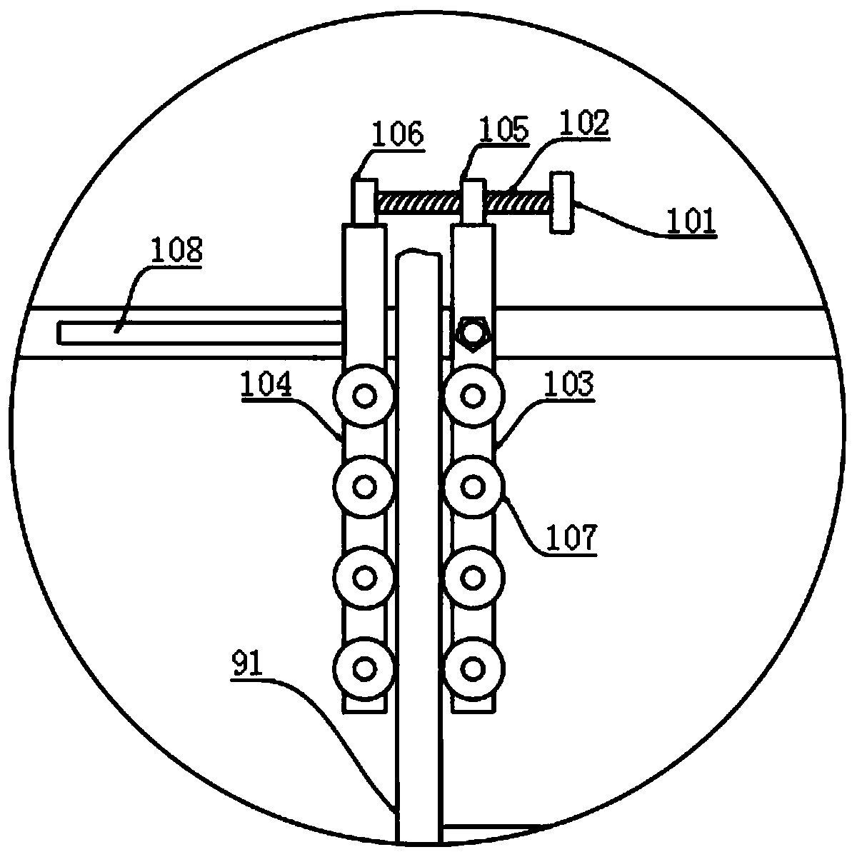 Car seal strip corner connecting mold