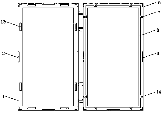 Sealing structure of refrigerator door seam