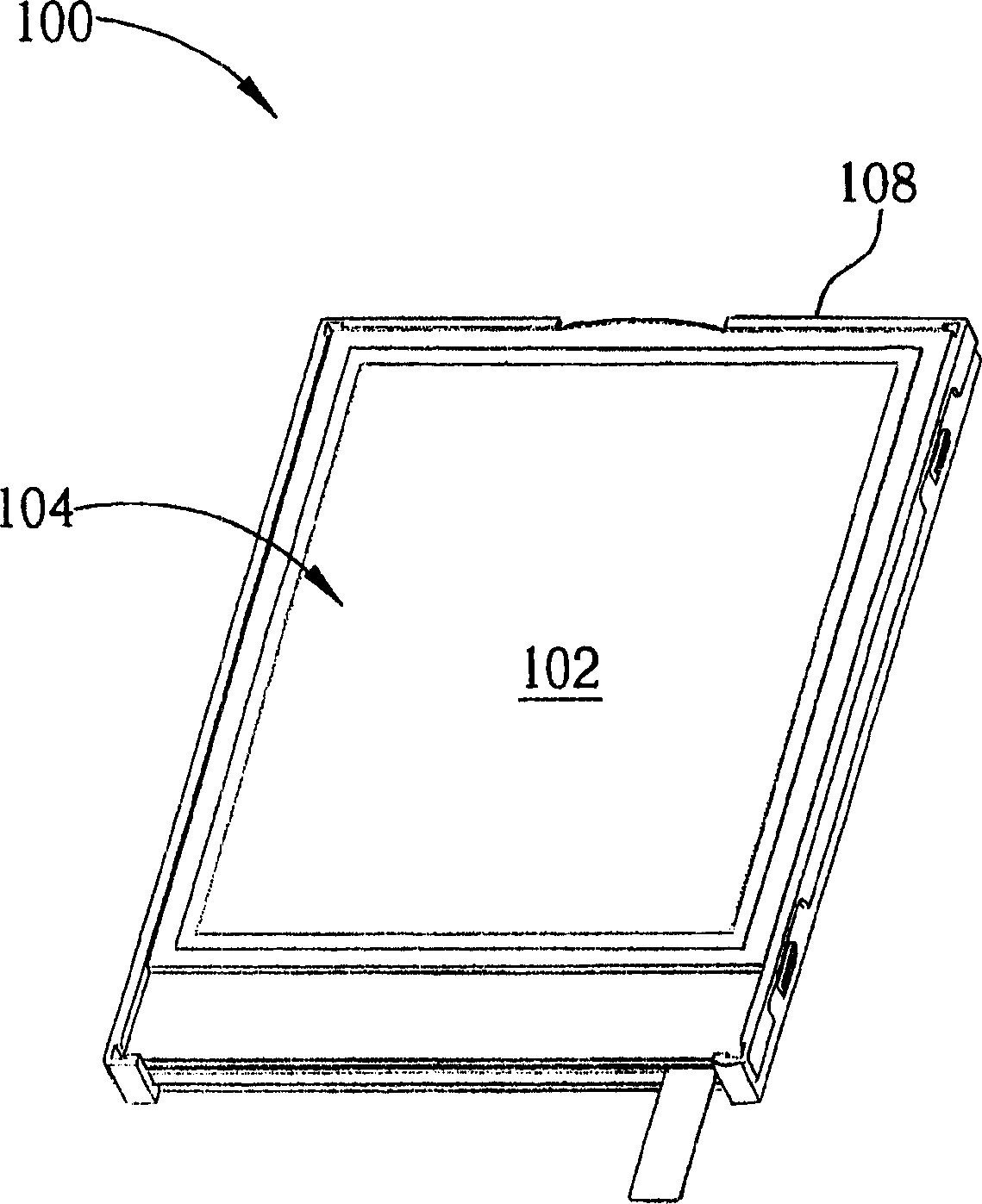 Double-face displaying structure