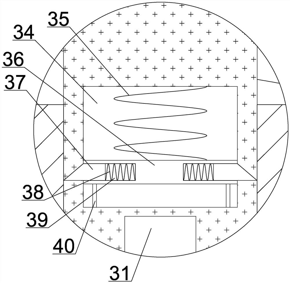 Cigarette filter blast bead mounting device and use method thereof