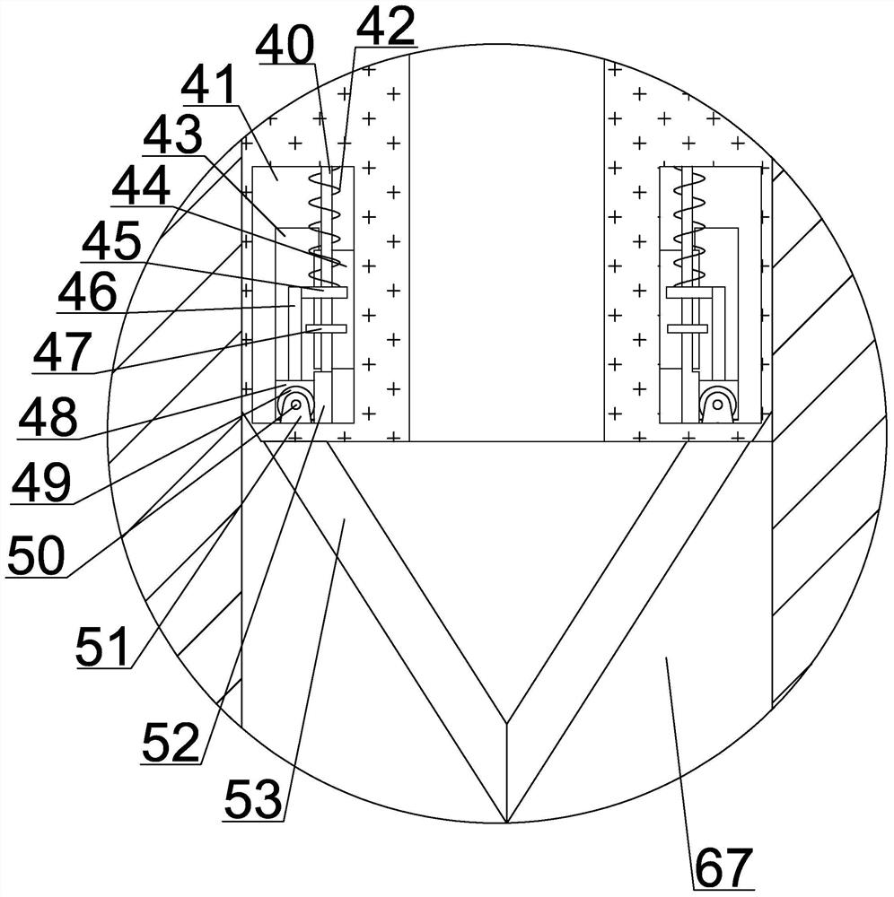 Cigarette filter blast bead mounting device and use method thereof