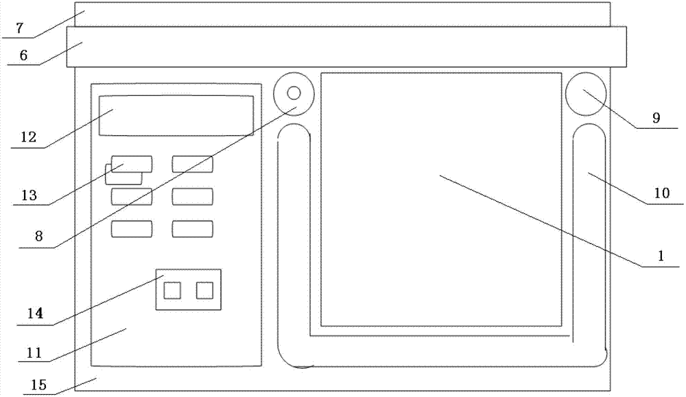 Thermal infrared downlink radiation measuring device and measuring method thereof