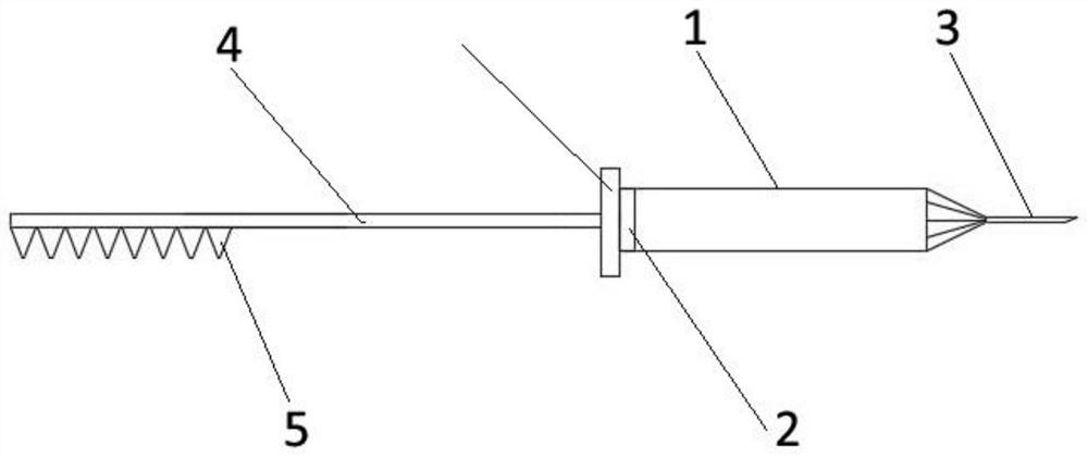 A medicinal liquid injector and an enteral nutrition pump with the injector