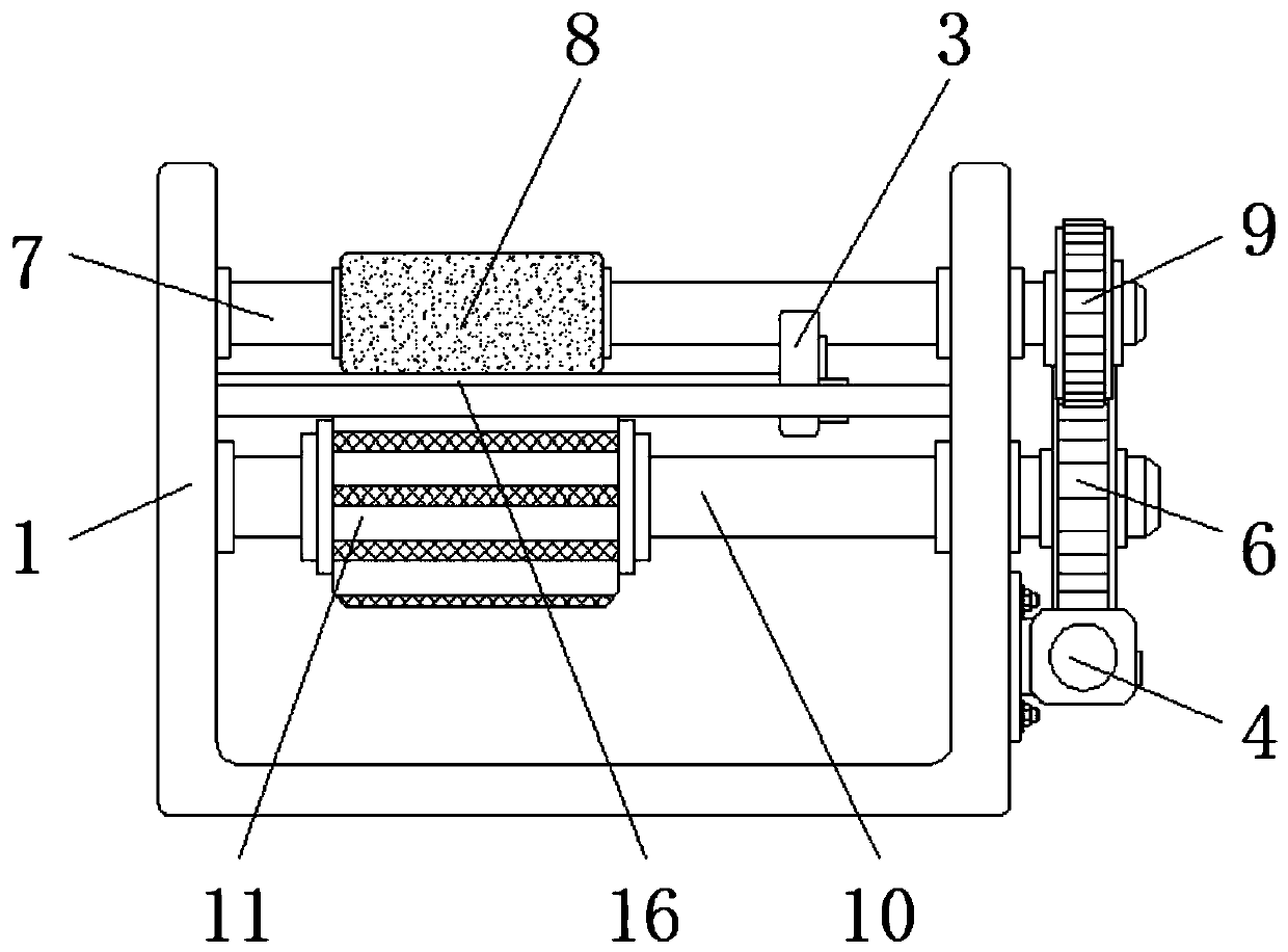 Paper feeding device for vertical printing machine