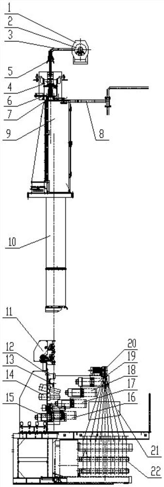 Spinning-drawing combined machine and monomer suction device for spinning machine