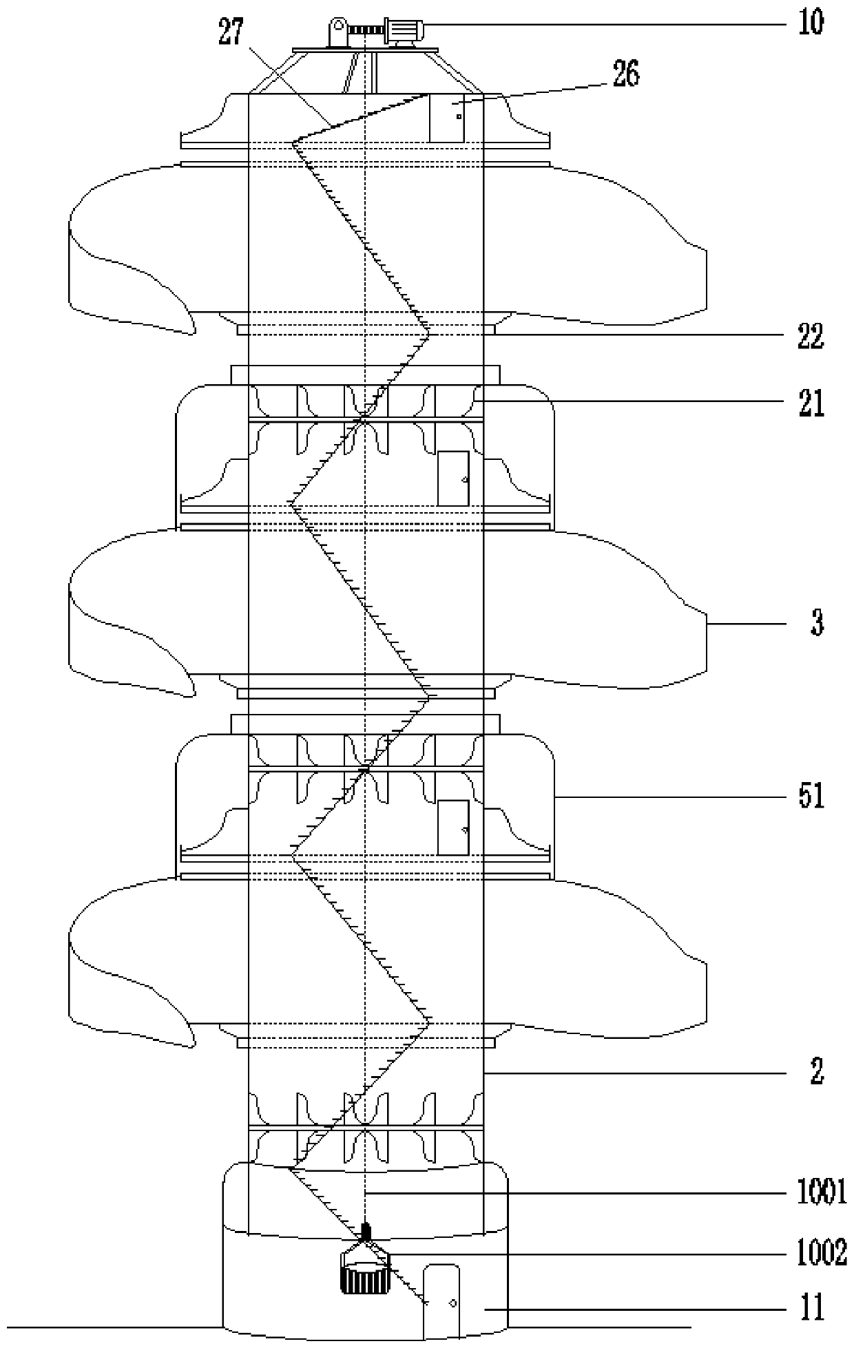 Magnetic suspension multi-layer wind wheel generator set