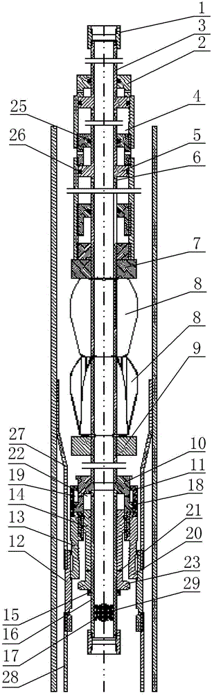 Multi-stage hydraulic expansion tail pipe suspension system with reducing expansion cone for horizontal well for thermal recovery of heavy oil