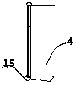 Device and method for cleaning and collecting populus tomentosa