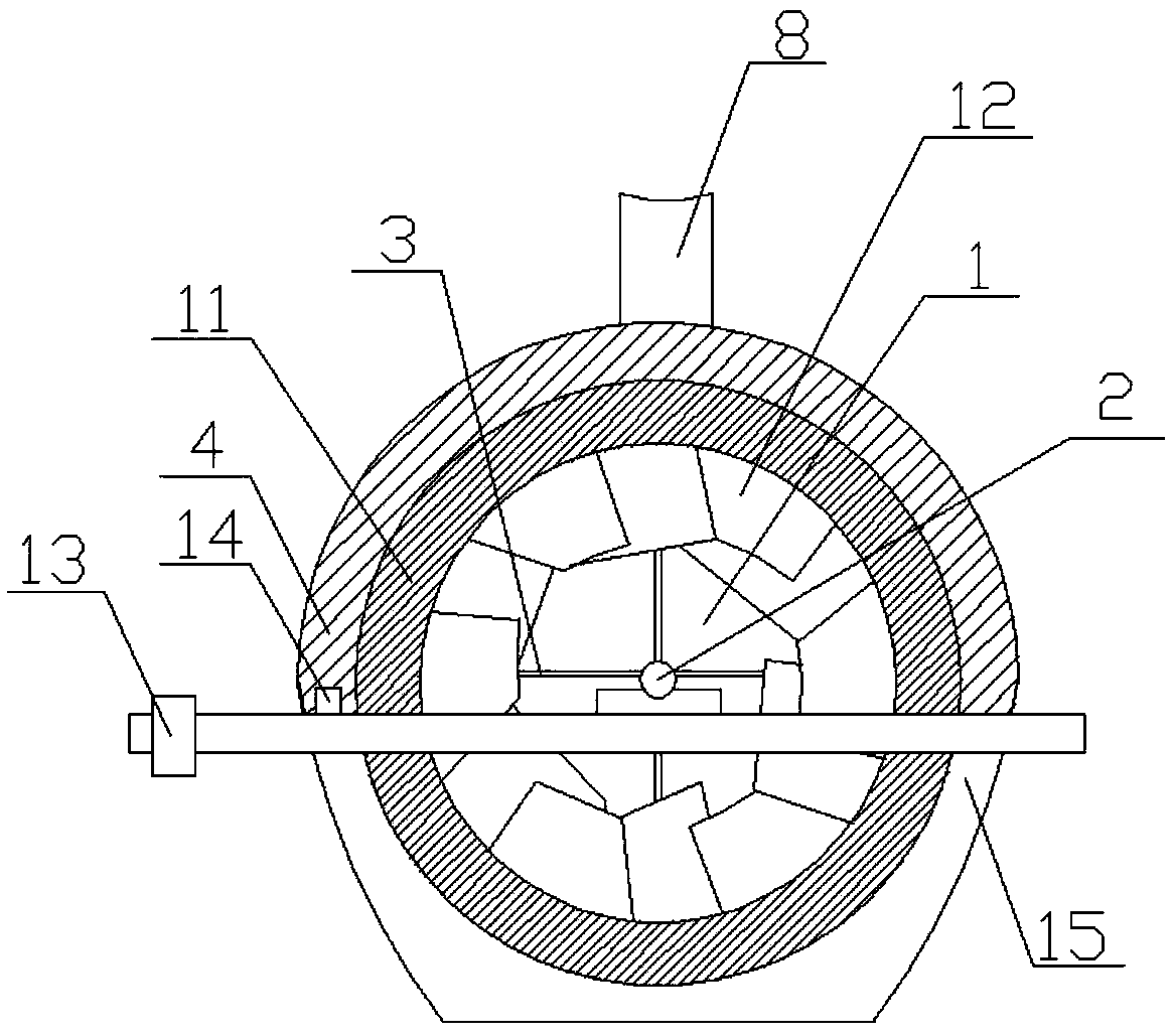 Cylindrical seed frying machine