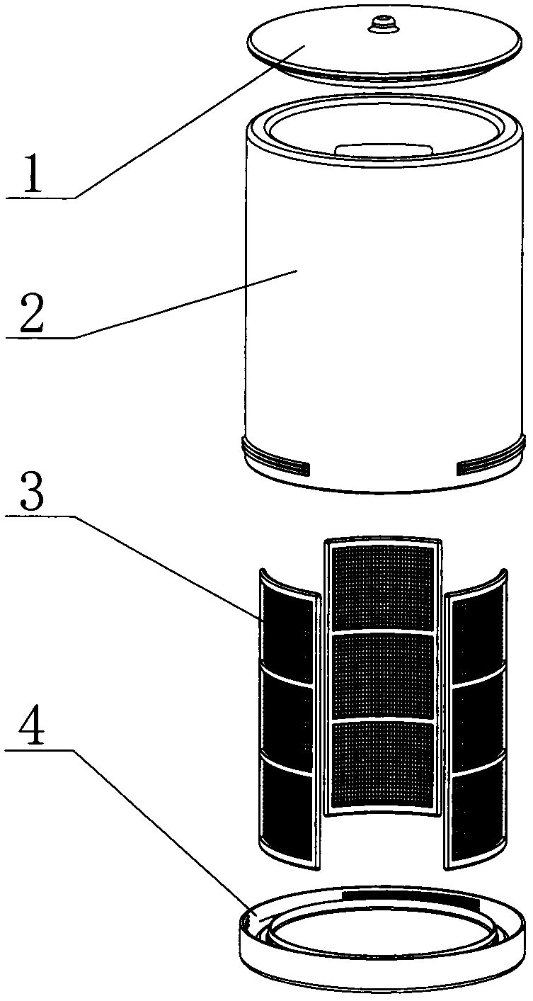 Household grain storage drum with sieve