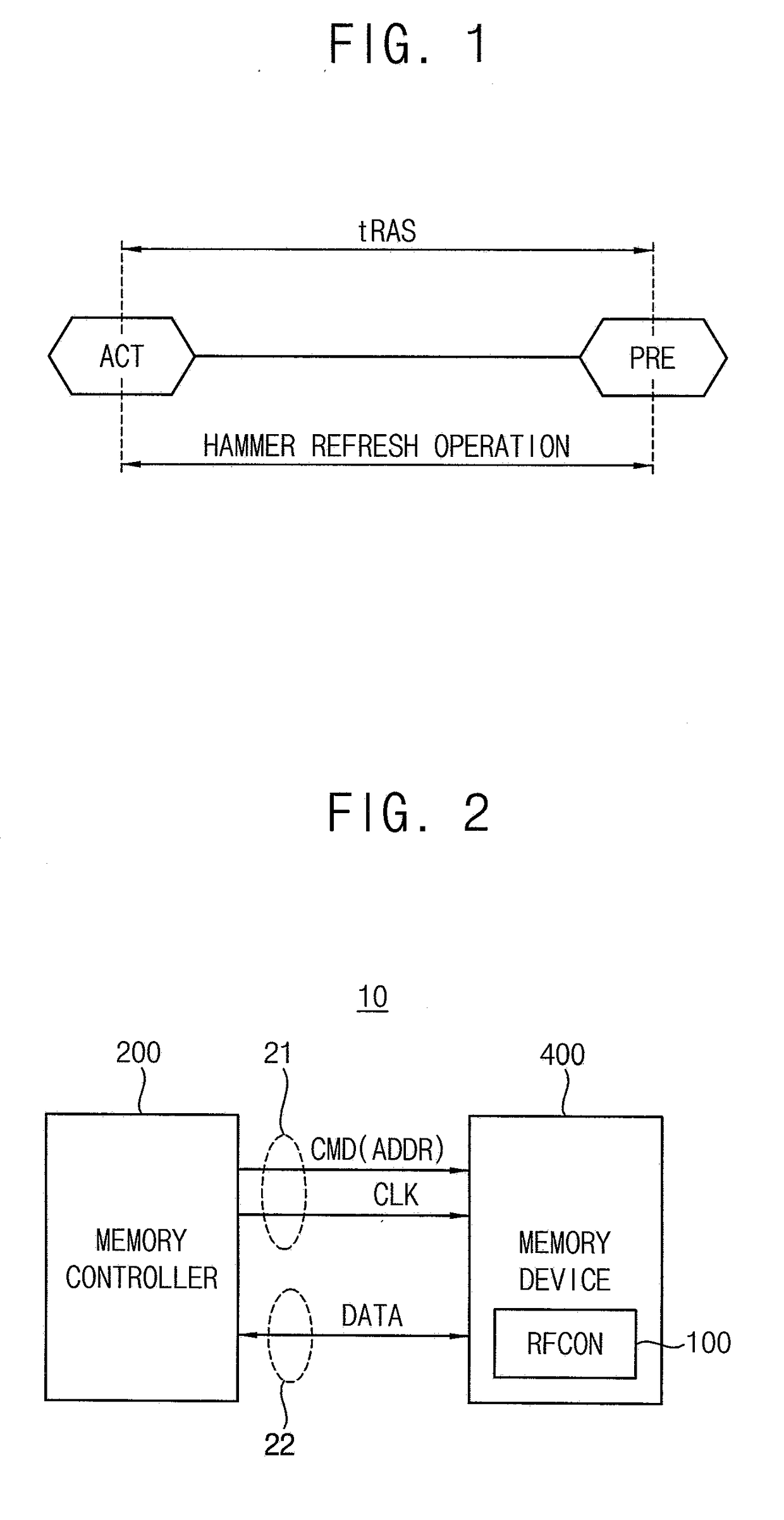 Memory device performing hammer refresh operation and memory system including the same