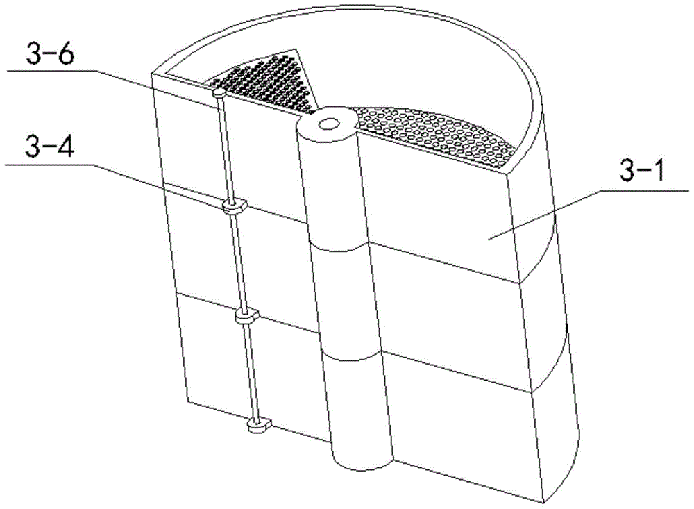 Urban rainfall runoff water quality multi-media graded infiltration purification simulation system