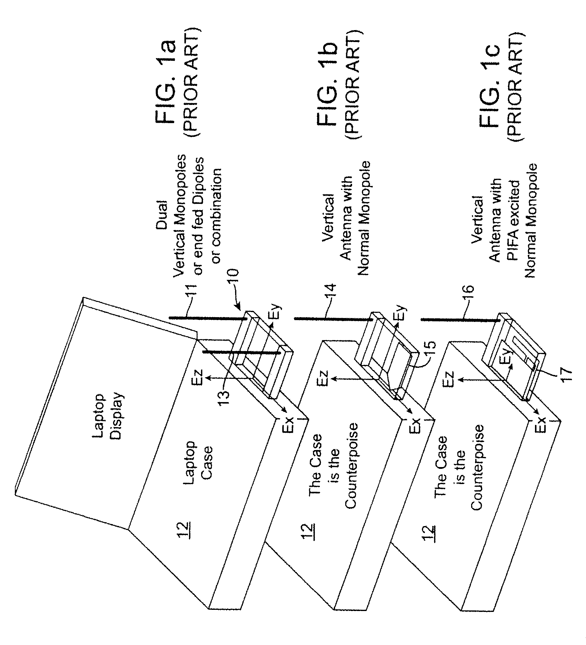 Antenna Configurations for Compact Device Wireless Communication