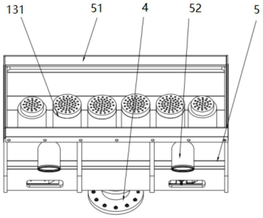 Large component surface impact shot blasting system and method