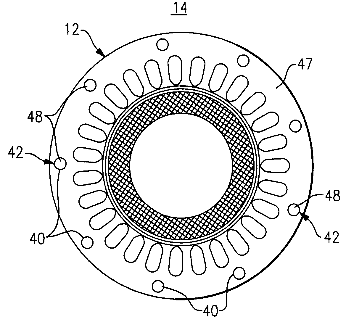 Fault-tolerant permanent magnet machine with reconfigurable flux paths in stator back iron