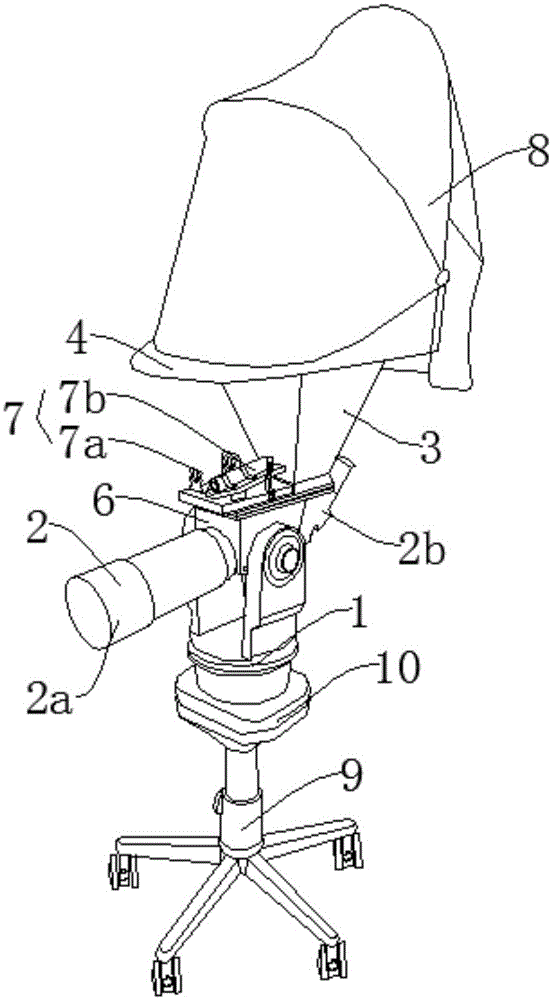 All-light-path projection shading describing instrument
