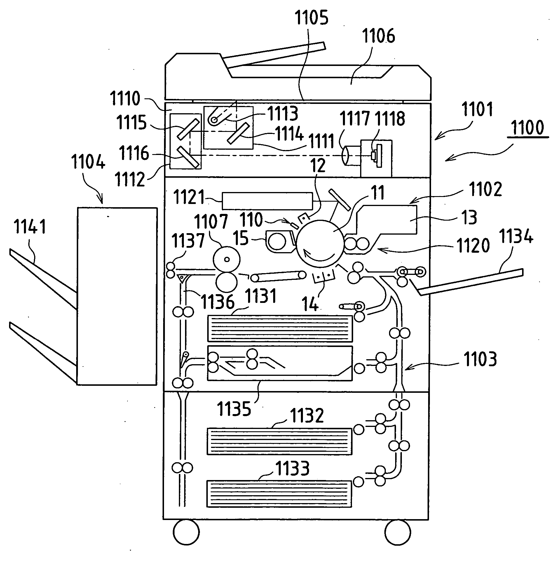 Optical discharge apparatus and image forming apparatus containing the same