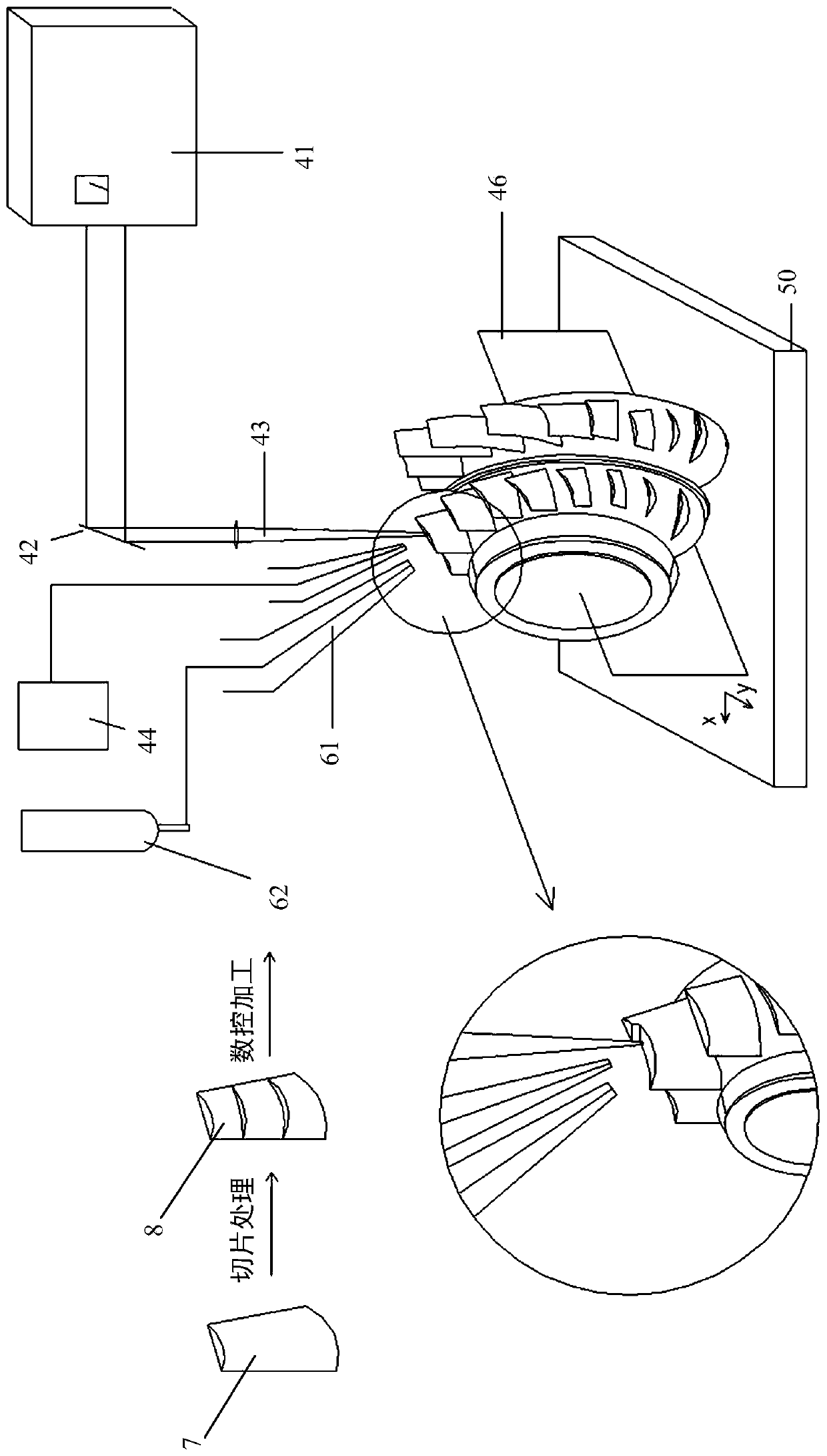 Tandem blisk manufacturing process