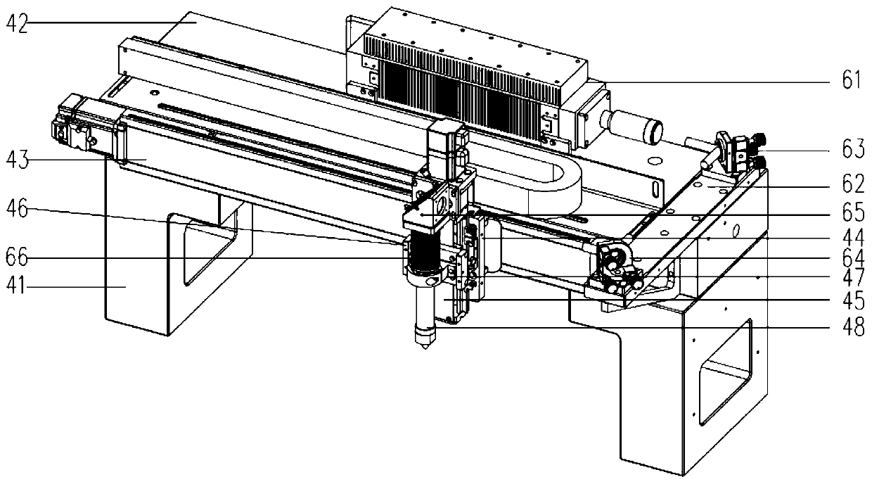 Full-automatic nonmetal laser machining equipment