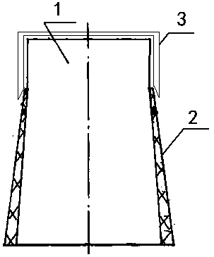 A concrete anti-seepage wall