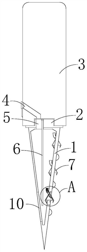 A knife for detecting nitrite content in braised beef